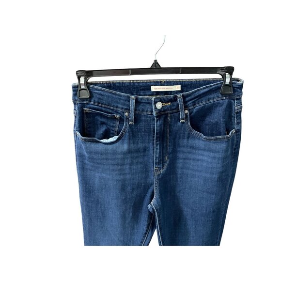 Levis Womens Size 30 725 High Rise Bootcut Jeans Blue Denim - Picture 3 of 5